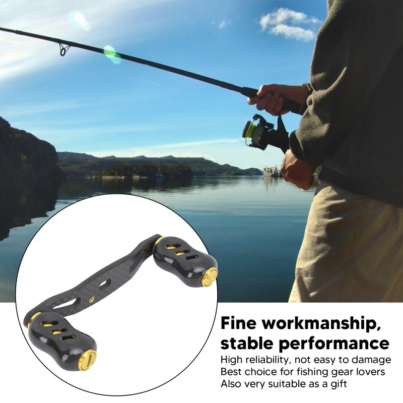 Carbon Fiber Fishing Reel Handle Baitcasting Trolling Rocker Left Right