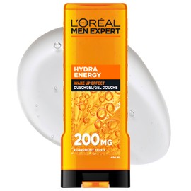 L'Oréal Paris Men Expert Hydra Energy Taurin Duschgel | Minz-Extrakt belebt & regeneriert die Haut (Gesicht, Körper & Haare) sanft | ohne auszutrocknen (2x 300ml)