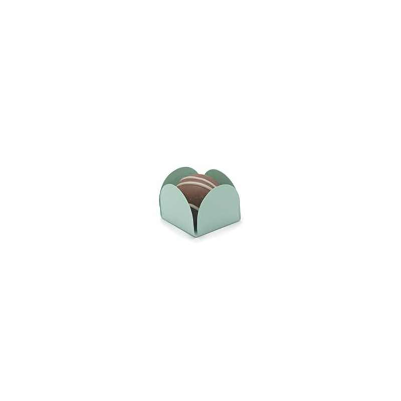 Square Truffle Cups | Liners | Wrappers | Fominhas (Green)