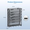 Outwolf Organizador de Archivos de Pared con Ganchos