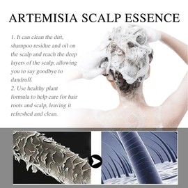 Artemisia Anti-Dandruff Scalp Serum, Oil Control & Anti-Dandruff Cleansing Scalp & Anti-Itch, Refreshing
