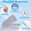 Glitopper 3 Pairs Orthopedic High Pads Height Increase Insoles Support