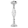 Table Candlestick Ornament Iron Twisted Curb Candle Holder Decorative Ornament