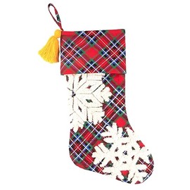 Simply Southern | Snowflake | Christmas Stocking Holiday Decoration for Home