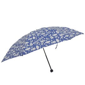 Mont-Bell 55 1128754 Mont-bell Parasol, Foldable, Lightweight, Unisex, UV Protection, Durable, Trekking, Wrecking Umbrella, For Rain or Shine, Lightweight, navy multi