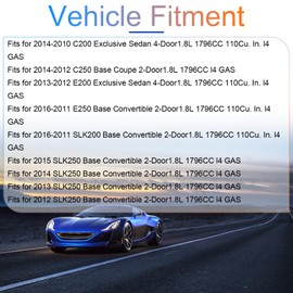 INGKAN M271 Engine Cylinder Head Overhaul Gasket Kit Fits for Mercedes W204 W212 M271 C200 E200 SLK200 2010 2011 2012 2013 2014 2015 2016 1.8L Turbocharged L4 OE 2710161520 2710140004 2710140104