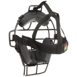 ZETT BLM7175A Baseball Umpire Mask for Boys Soft Baseball, Black (1900)