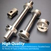 Split Shaft Collar, 4Pcs 12mm Aluminum One Piece Shaft Locking
