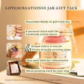 Bible Verse Jar, Initial V Prayer Jar for Emotion and Feelings Christian Scripture Daily Bible Verse Gifts for Women, Mood-booster Scriptural Study Supplies Men Christian Art Work for Family