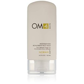 Organic Male OM4 Normal Step 1 - Microblended Bionutrient Face Wash - Antioxidant and Vitamin C Rich Gel Cleanser for men with Normal Skin Types