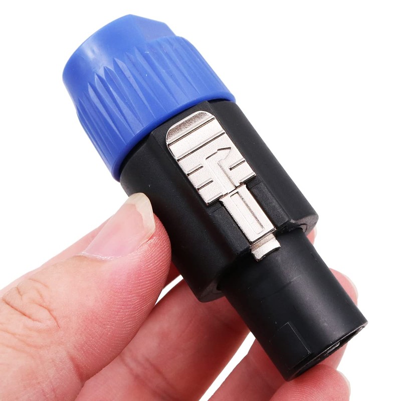 WANGCL 10 PCS NL4FC Speaker Cables Plugs Waterproof Speakon Connector