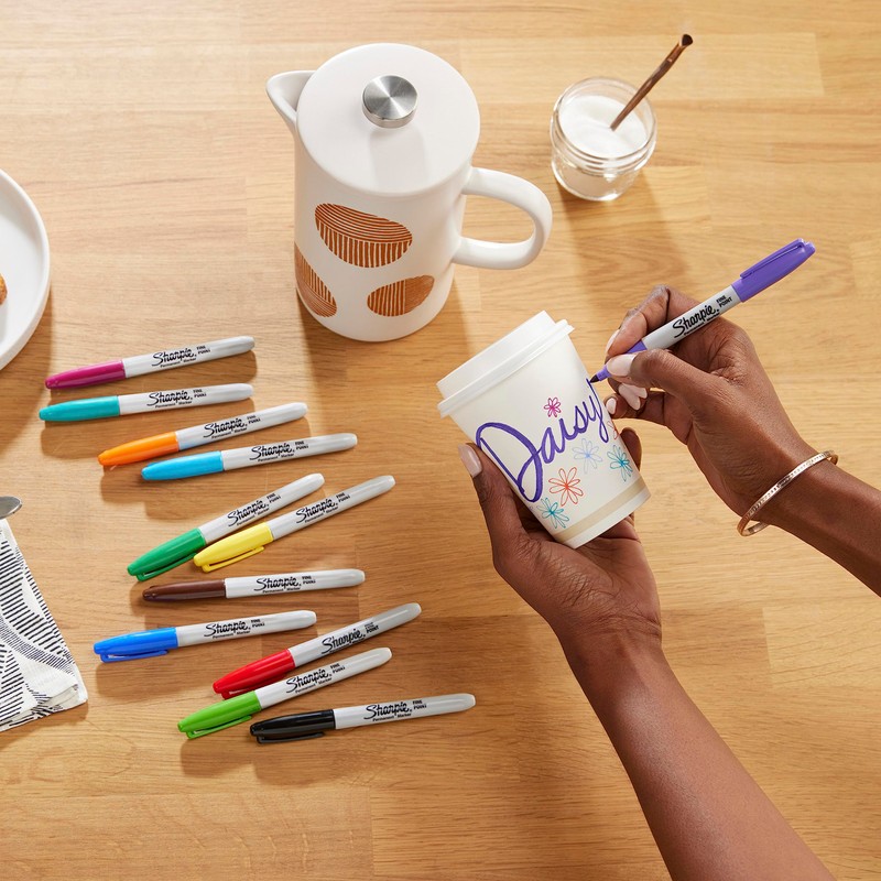 Sharpie Permanent Markers, Color Burst, Set of 24, F, Medium