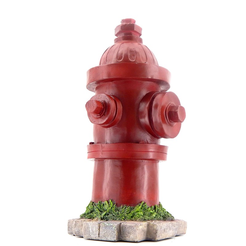 Bellaa 22472 Fire Hydrant Statue Dog Training Lamp Post 14