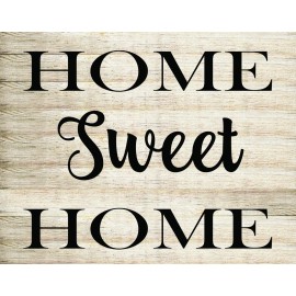 raynabows Home Sweet Home Print. size 8x10” brown and creme colors, Home decor print