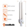 26 Watt CFL Light Bulbs | 2 Pin G24D-3 Base