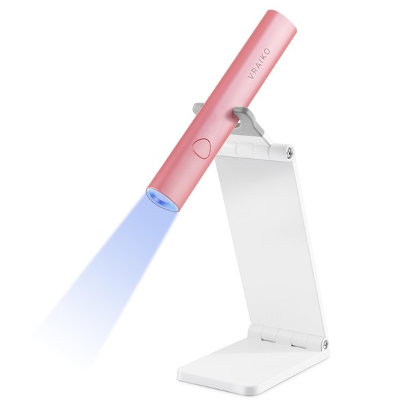 VRAIKO Minicure Handheld UV Light for Gel Nails, Portable UV