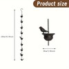 Dytabepl Rain Chains for Gutters, Rain Drain Chain, Mobile Birds