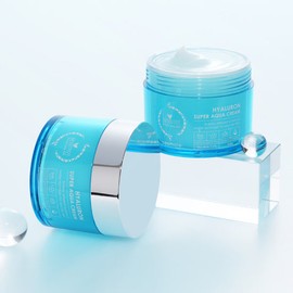 Cheongjeongmiin 청정미인 히아루론 수분크림 200ml 2개 / 대용량 보습 진정 영양 탄력 주름 미백 화장품 Clean Beauty Hyaluron Moisture Cream 200ml x 2 / Large Capacity Moisturizing Soothing Nourishing Elasticity Wrinkle Whitening Cosmetics