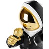 BRUBAKER Decorative Astronaut Singer Figure with Gold Microphone and Black