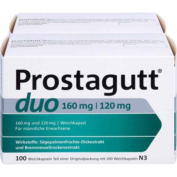 Prostagutt duo 160 mg / 120 mg Weichkapseln, 200 St. Kapseln