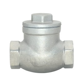 VARMHUS Stainless Steel SS316 Swing Check Valve,NPT Female x Female Thread,WOG 200 PSI PN16 CF8M (1/2")
