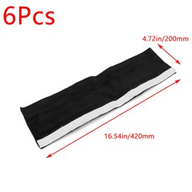 Geesatis Premium 6 Pack Appliance Handle Covers,Refrigerator Door Handle Covers,Black