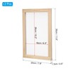 PATIKIL 11.8"x7.9" Wooden Paper Making Screen, 2 Pack Paper Making