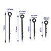 ECSiNG 60pcs Metal Bait Spike Carp Fishing Hook Fishing Hooks