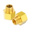 TAILONZ PNEUMATIC 5PCS Messing-Rohrverschraubung, Reduzierstück, 1/2-Zoll Außenrohr x 1/2-Zoll Innenrohr
