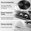 CUSIMAX Double Burners, 1800W Electric Hot Plate for Cooking Double