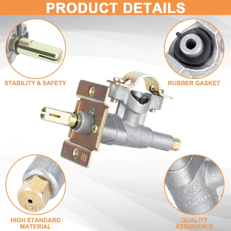 Griddle Burner Control Valve for Blackstone 28 Inch Gas Griddle