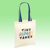 Tiny Human Tamer Tote Bag Cotton Shopper - Novelty Funny