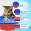 Esoes Cat Pool with 3pcs Robotic Fish, Funny LED Light