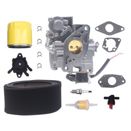 Goodbest New Carburetor Air filter Oil filter Kit Compatible With Kohler CH20 CH22 CH25 CH26 CH670 CH730 CH740 25HP 27HP 24-853-34-S 24-853-162-S 24-853-93-S 47 083 03-S1