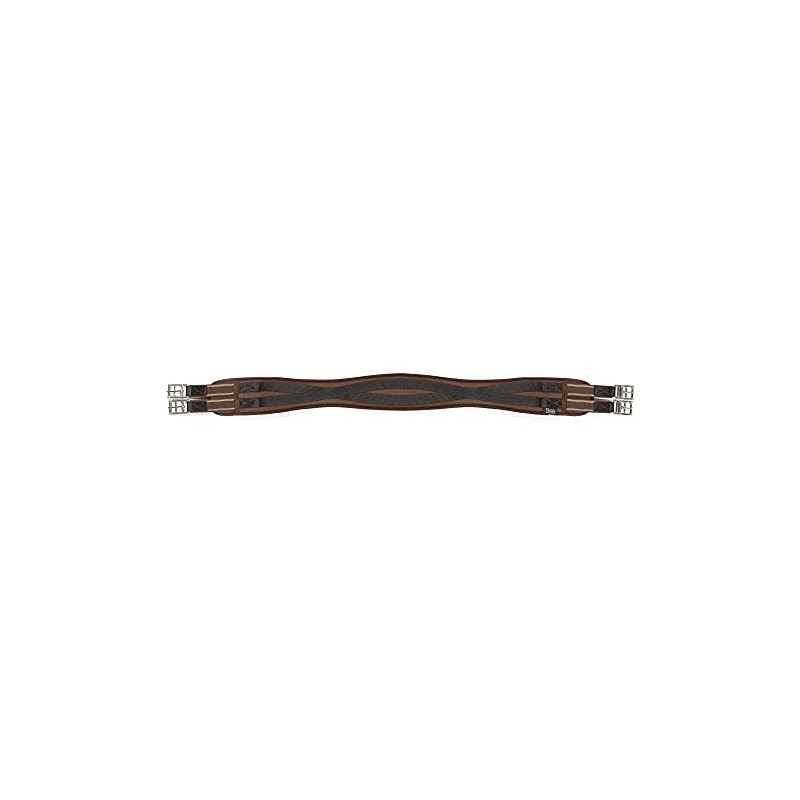 Shires Memory Foam Girth - Brown 48