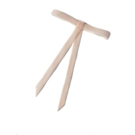 EmilyRose Couture Small Velvet Hair Bow Collection (Alligator Clip, Light Pink)