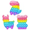 3 Packs Anti Stress Spielzeug，Pop It Bubble Sensory Fidget Toy,