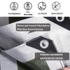 Tarp Heavy Duty Waterproof 5x5ft,TEZONG Silver Poly Tarp Plastic Outdoor