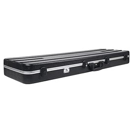 Sound Town Lightweight ABS Road Case for Electric Bass Guitar with TSA Approved Locking Latch and EPS Foam Plush Interior (STBC-500)