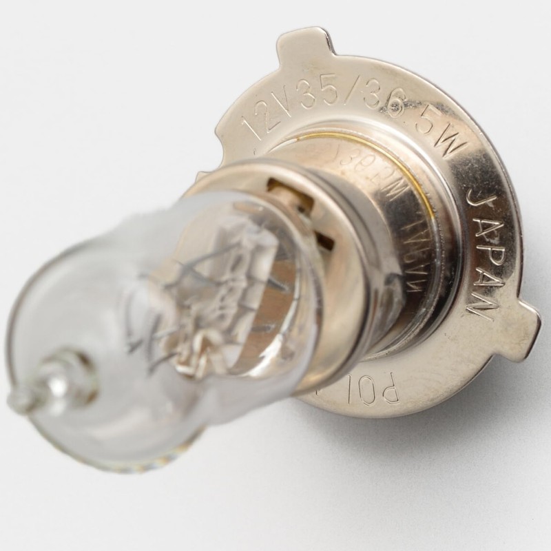 Daytona MH6-3 22518 Motorcycle Headlight Bulb, 12V 35/36.5W, Clear (60/60W
