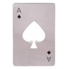Bottle Openers, Ace of Spades, Credit Card Size, Stainless Steel,