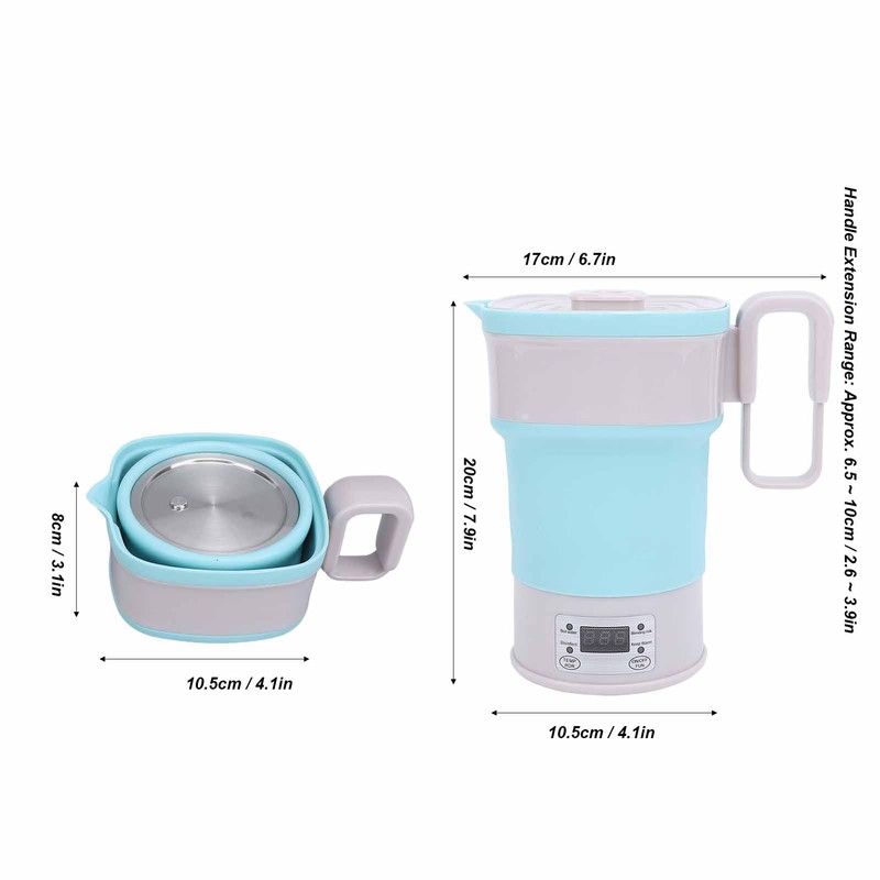 Folding Electric Kettle Travel Mini Portable Boiling Water Kettle for