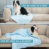 MICROCOSMOS Pet Cooling Blankets & Sleeping Mat- Reversible Washable Durable