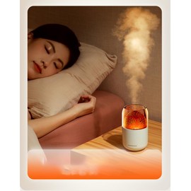 Simulated lunar humidifier USB household atmosphere lamp humidifier vehicle mounted aromatherapy machine new large spray