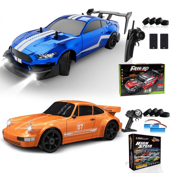 LFOLUSU RC Drift Car 1:16 & 1:24 Scale 4WD RC