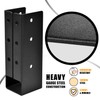 4 Pcs Upgraded Concealed Beam Hangers, 2"x4" Outdoor Concealed Flange,