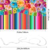 Flowers Fiesta Backdrop Fiesta Banner Mexico Cinco De Mayo Carnival