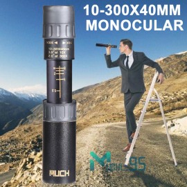 4K 10-300X40mm Super Telephoto Zoom Monocular Telescope Binocular Waterproof US