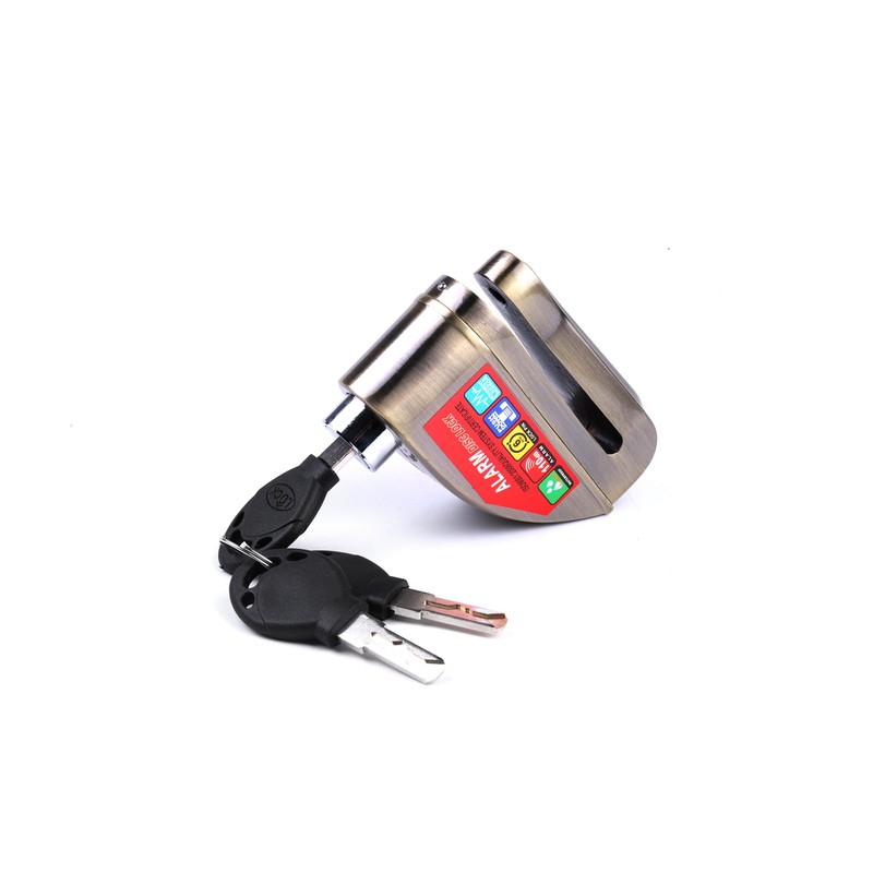Candado Disco Alarma Motocicleta 110dB 2 posiciones Kov