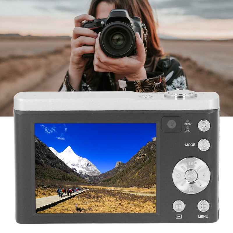 44MP Digital Camera 2.8in IPS Touch Screen 5K Dual Lens